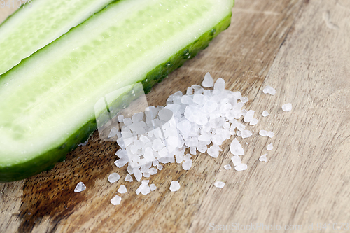 Image of salt and cucumber