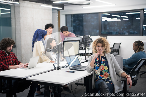Image of portrait of young female software developer