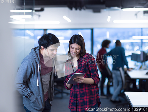 Image of Portrait of young successful Business couple