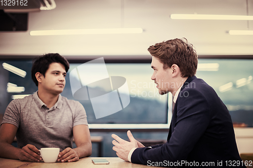 Image of Portrait of a two young successful Businessmen