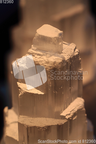 Image of selenite mineral texture