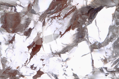 Image of white crystal mineral texture