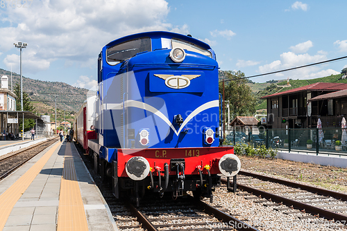 Image of Historic train on Tua\'s Train Station