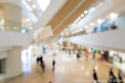 Image of Abstract blur shopping mall in department and retail store inter