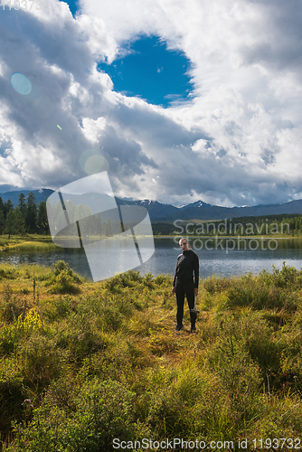 Image of Woamn Lake in the Altai Mountains