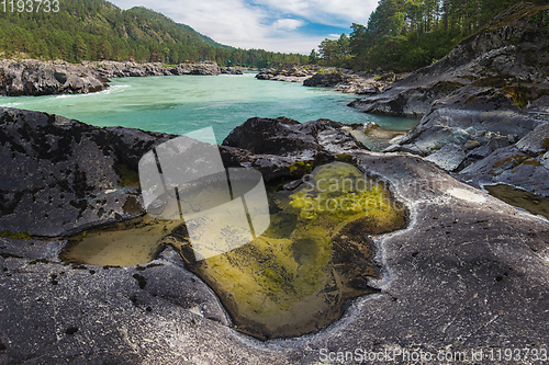 Image of Nature baths on the Katun river