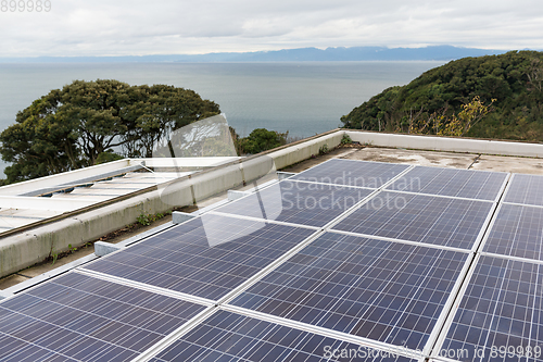 Image of Solar panel on roof top