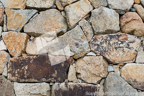 Image of Rock stone wall