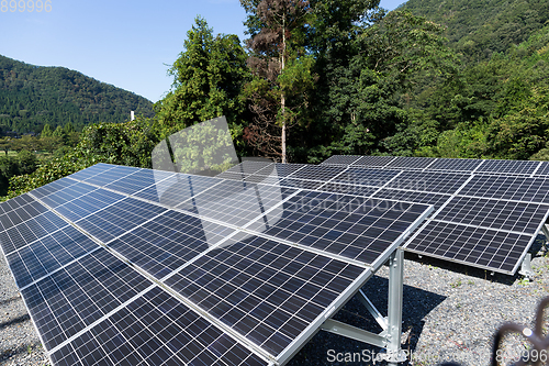 Image of Solar energy panel at outdoor