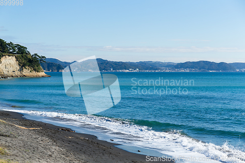 Image of Shonan Beach in Chigasaki City of Japan