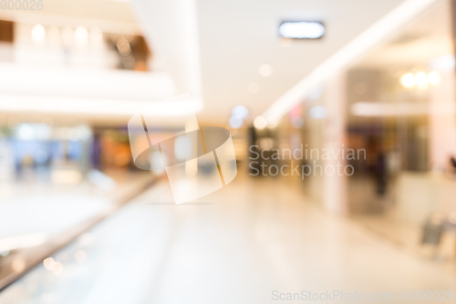 Image of Department store blurred background