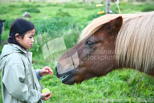 Image of Child with horse