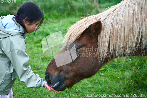 Image of Child with horse