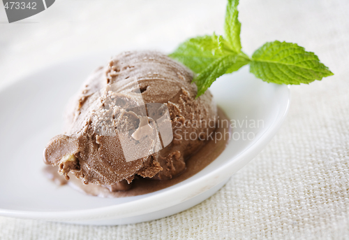 Image of chocolate gelato