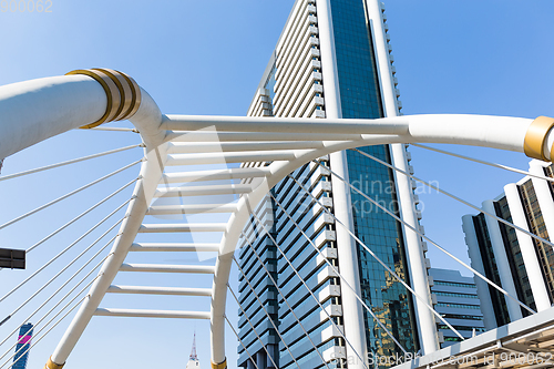 Image of Business district in Bangkok city of thailand