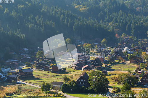 Image of Japanese Shirakawago village 