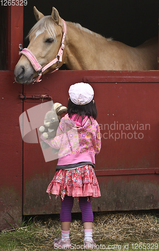 Image of Child with horse