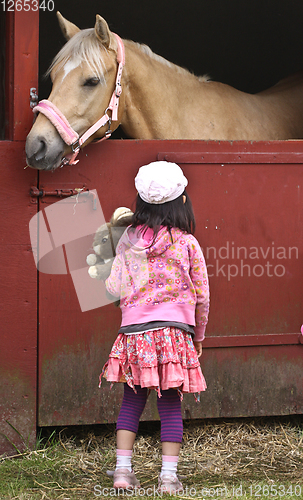 Image of Child with horse