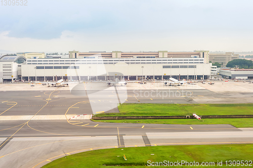 Image of Airplanes by Changi international airport