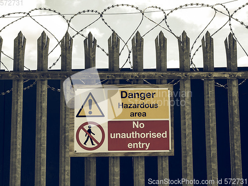 Image of Vintage looking Sign picture