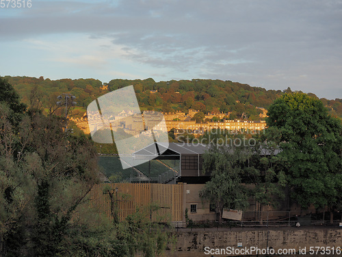 Image of View of the city of Bristol hills