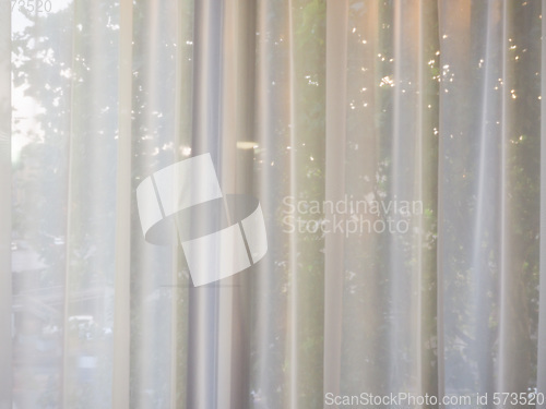 Image of White curtain background