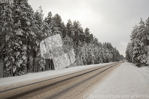 Image of Road under the snow