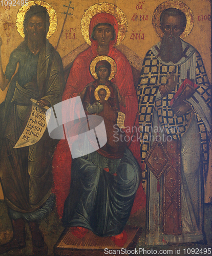 Image of St. John the Baptist, st. Ann, st. Joachim and Madonna with Child Jesus