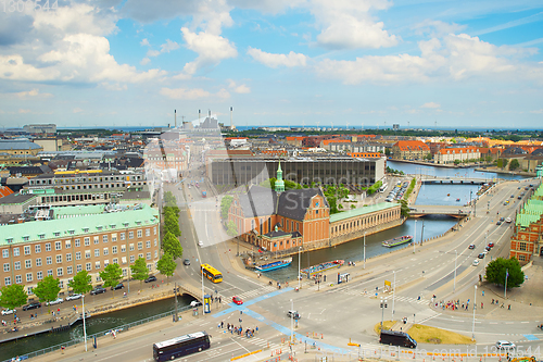 Image of Skyline Copenhagen Old Town. Denmark