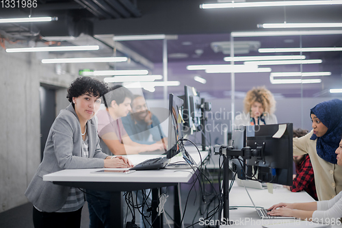 Image of portrait of young female software developer