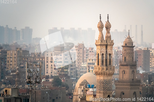 Image of mosque minaret in Cairo Egypt