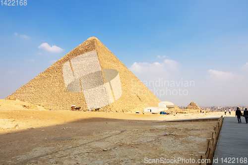 Image of Pyramids at Giza Cairo Egypt