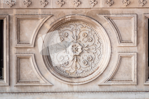 Image of decoration ornament at the Cathedral Milano Italy