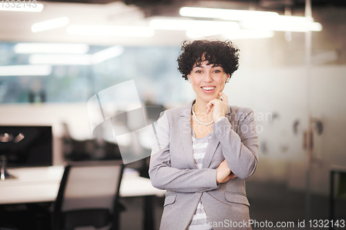 Image of Portrait of successful female software developer