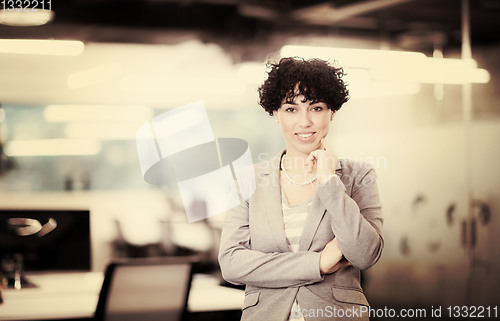 Image of Portrait of successful female software developer