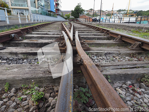 Image of Railway track detail