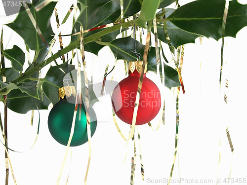 Image of Colorful Christmas Bulbs