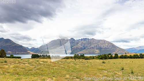 Image of scenery at Lake Te Anau, New Zealand