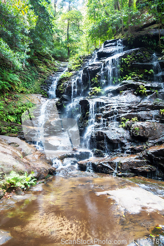 Image of waterfall at the Blue Mountains Australia