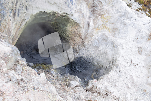 Image of geothermal activity at Rotorua in New Zealand