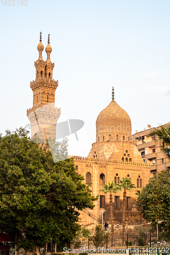 Image of The Aqsunqur mosque in Cairo Egypt