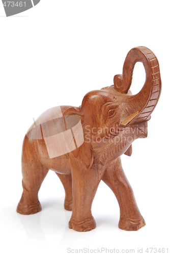 Image of Wooden elephant from China