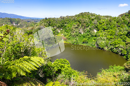 Image of volcanic activities at waimangu