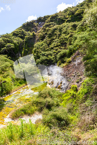 Image of volcanic activities at waimangu