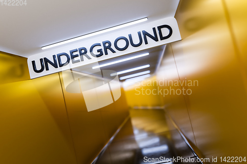 Image of A typical underground corridor background
