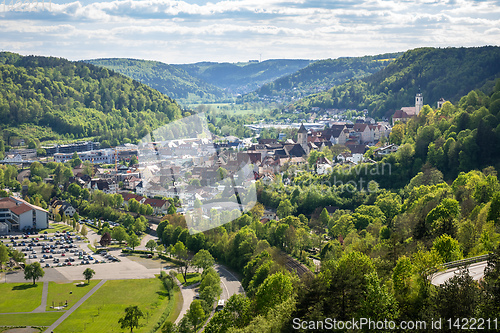 Image of panoramic view to Sulz Germany