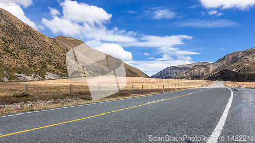 Image of Landscape scenery road in south New Zealand
