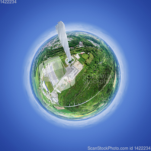 Image of little planet at Rottweil Germany