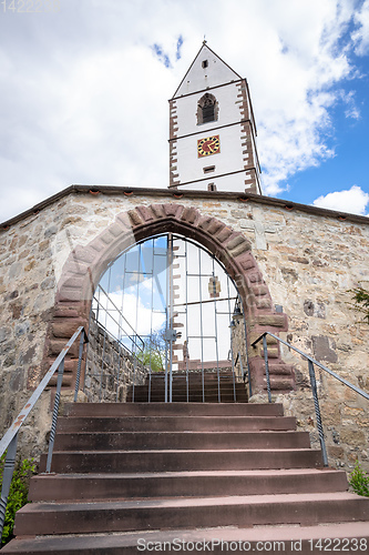 Image of Fortified church at Bergfelden south Germany