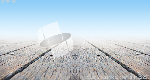 Image of Wooden boards background